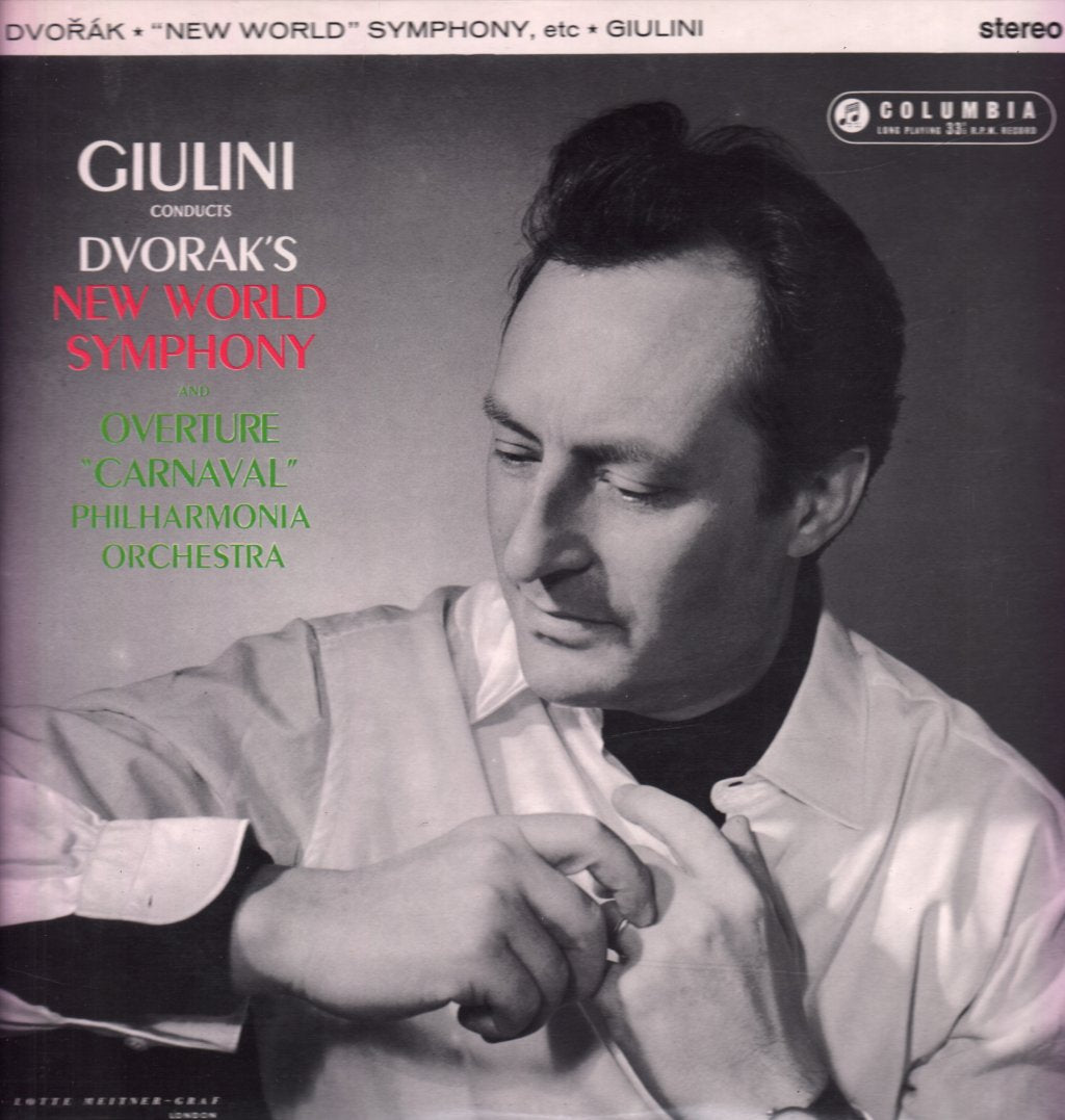 Philharmonia Orchestra - Dvorak New World Symphony - Lp
