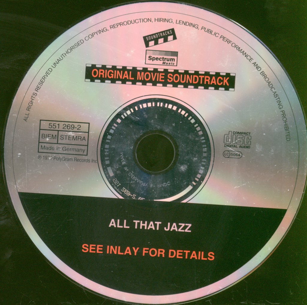 Various Artists - All That Jazz (Original Movie Soundtrack) - Cd