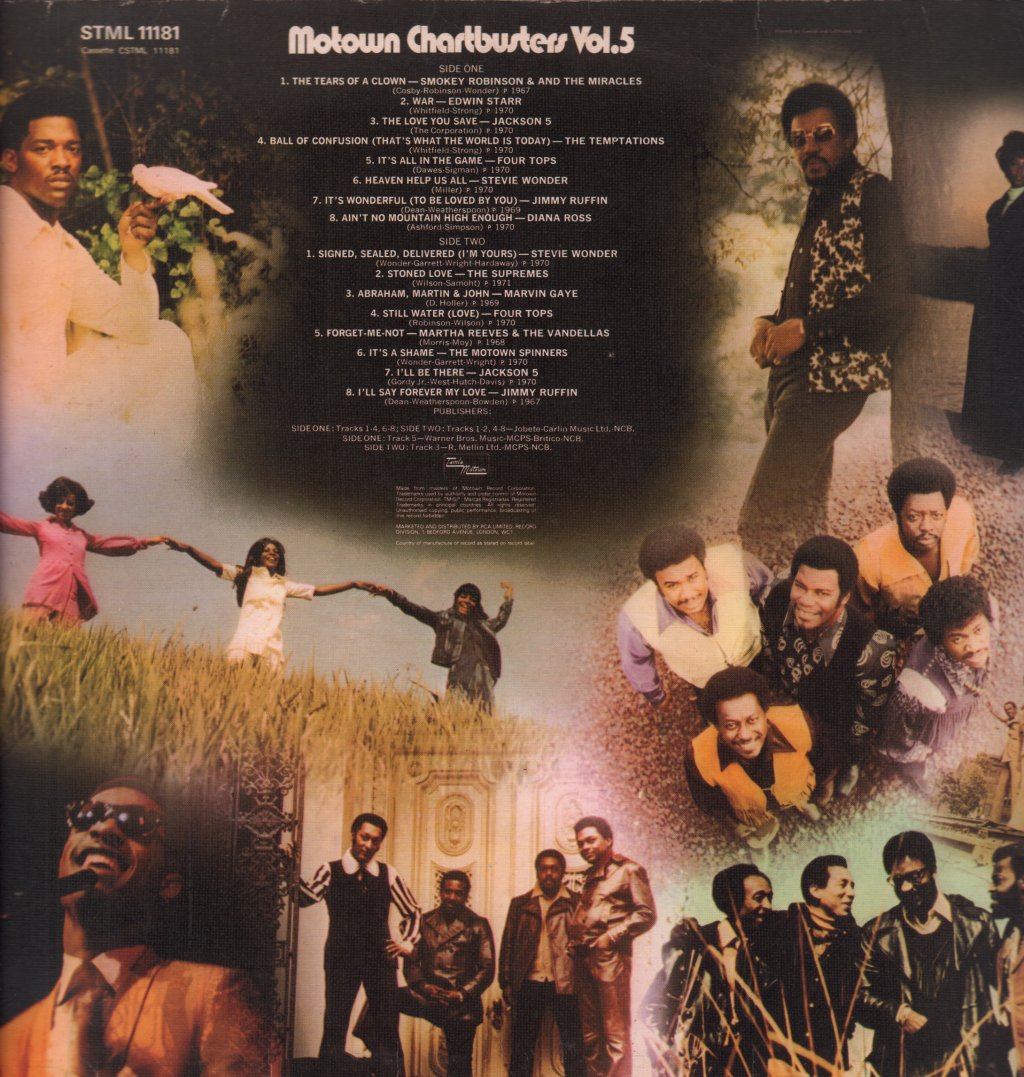 Various Artists - Motown Chartbusters Vol 5 - Lp