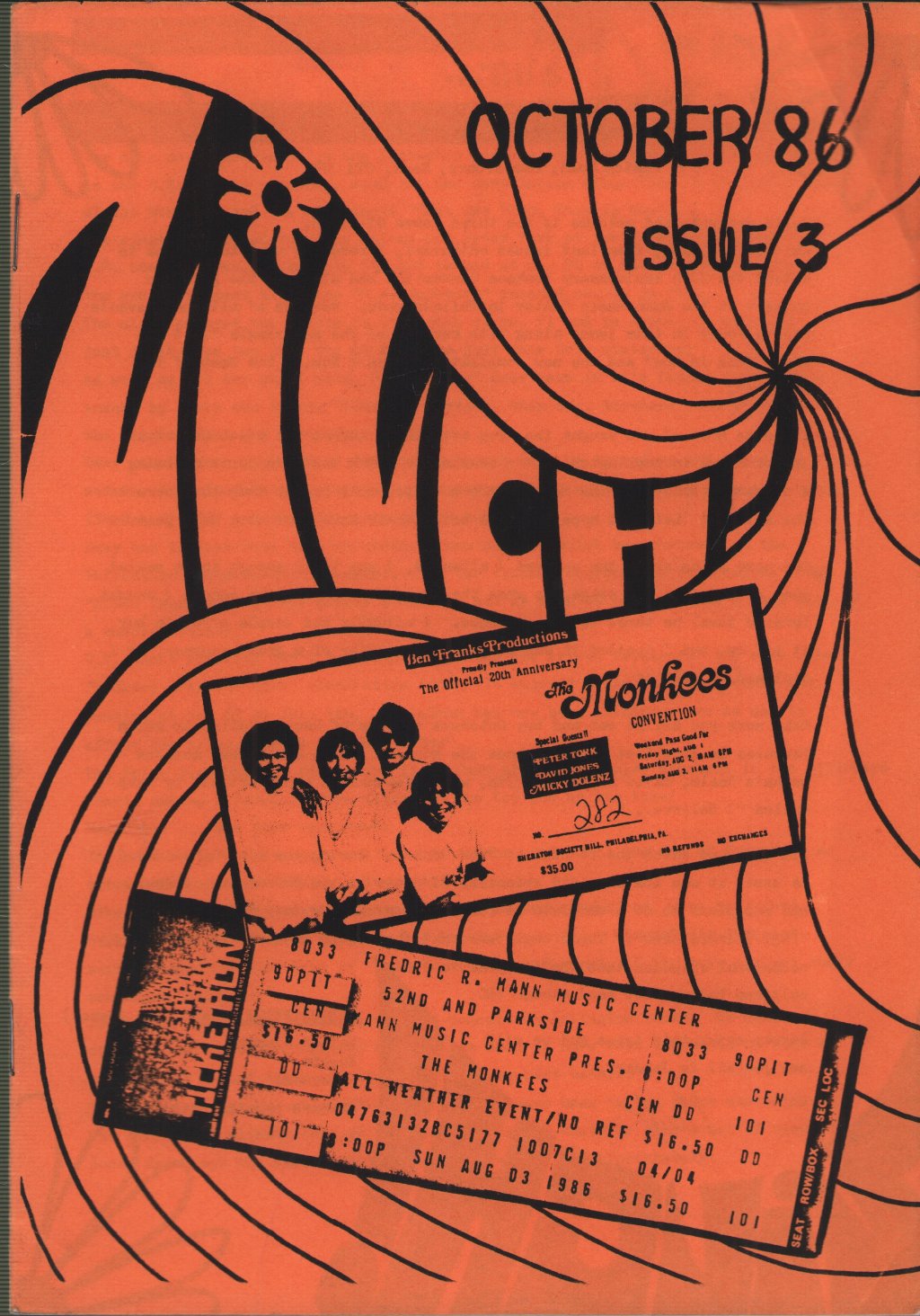 Monkees - Zilch Issue 3 - Fanzine