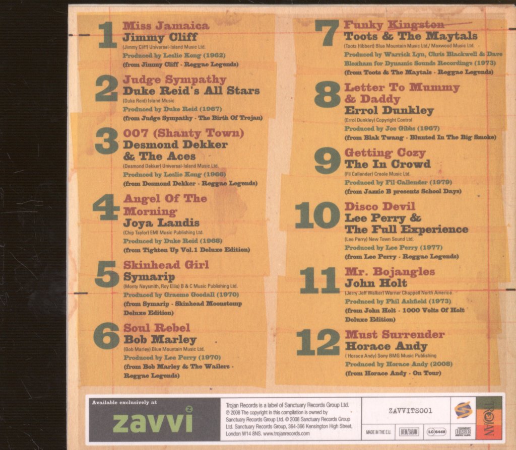 Various Artists - Trojan Records Sampler '08 - Cd