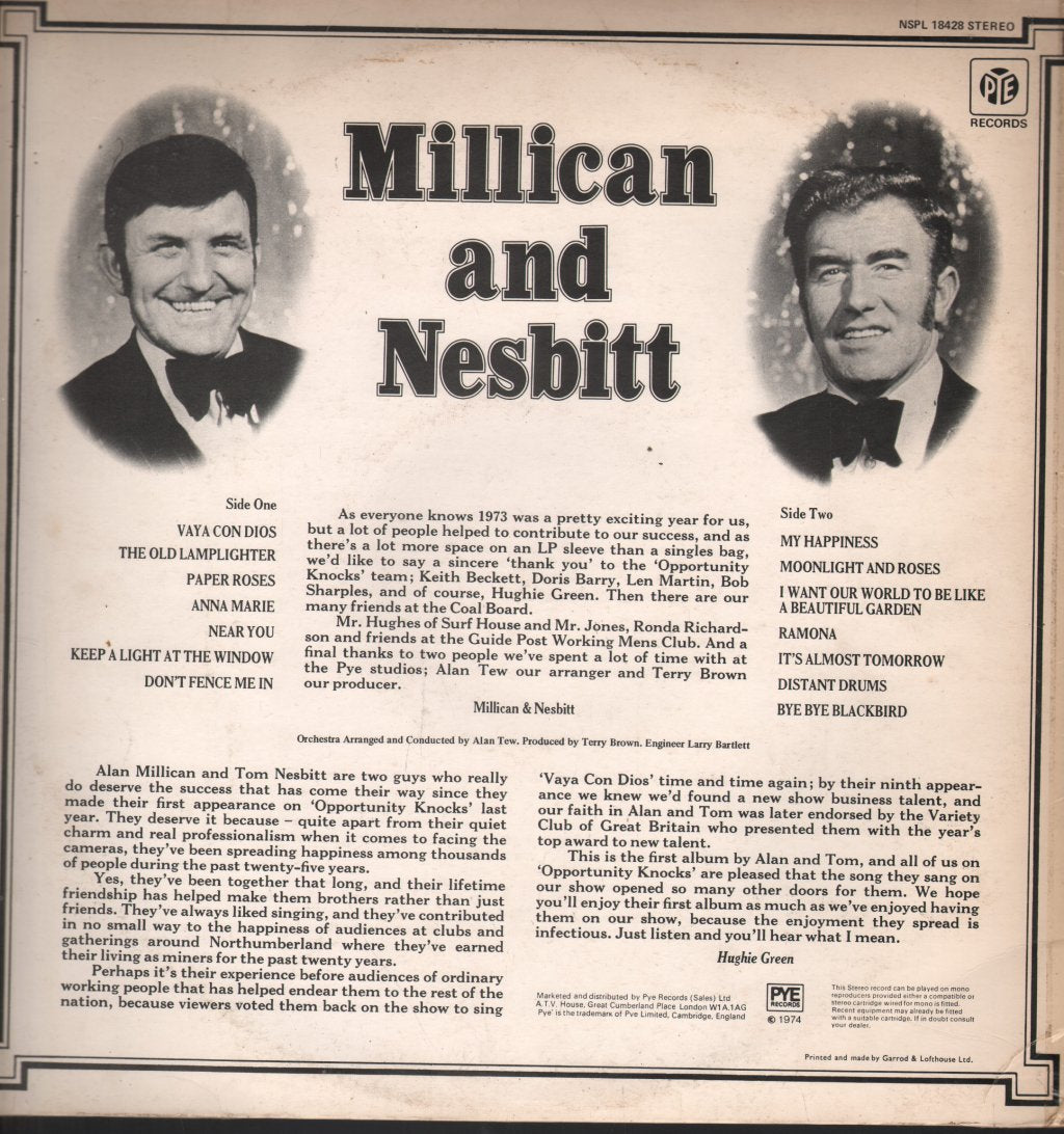 Millican And Nesbitt - Millican And Nesbitt - Lp