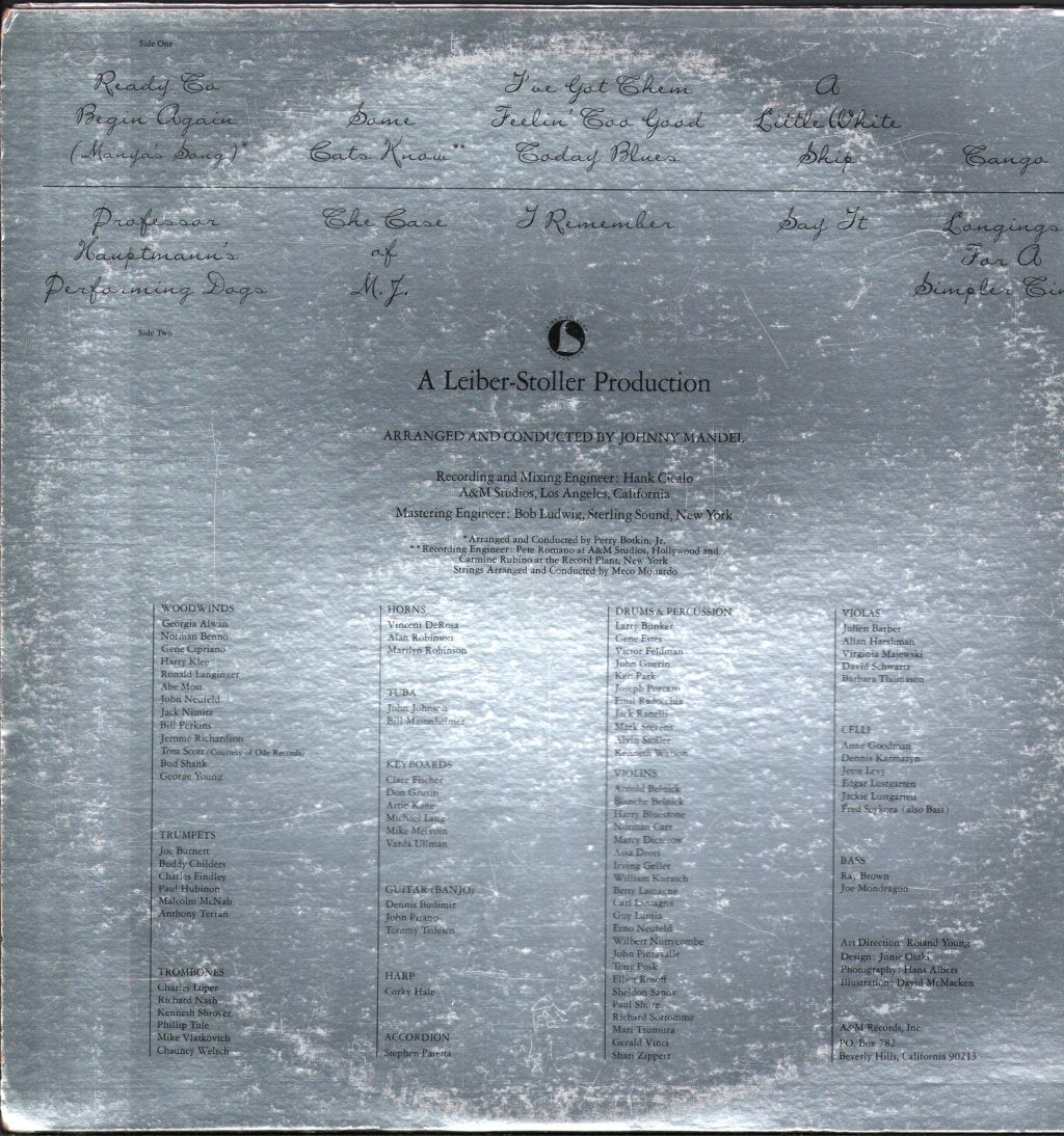 Peggy Lee - Mirrors - Lp