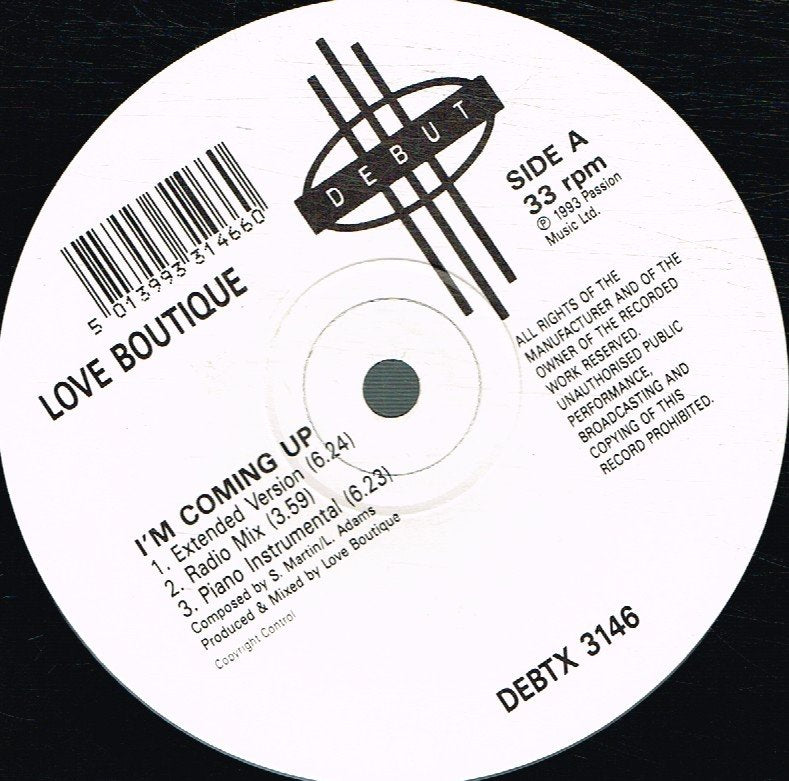 Love Boutique - I'm Coming Up - 12 Inch