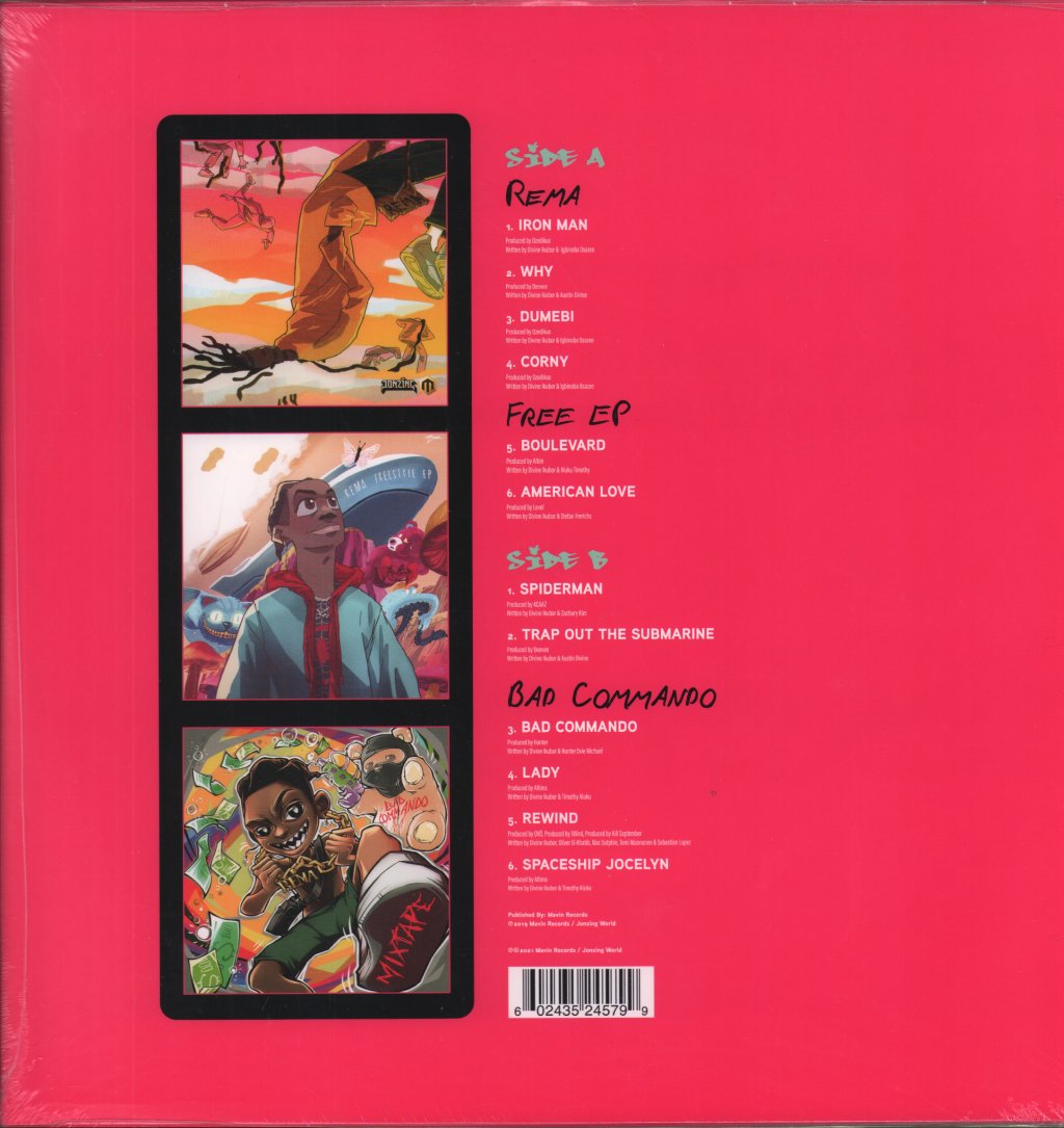 Rema - Three E.P.'s - Lp