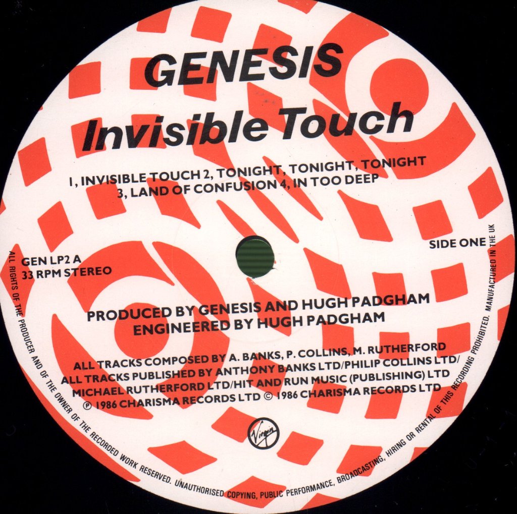 Genesis - Invisible Touch - Lp