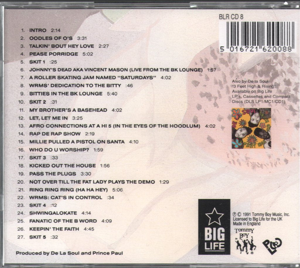 De La Soul - De La Soul Is Dead - Cd