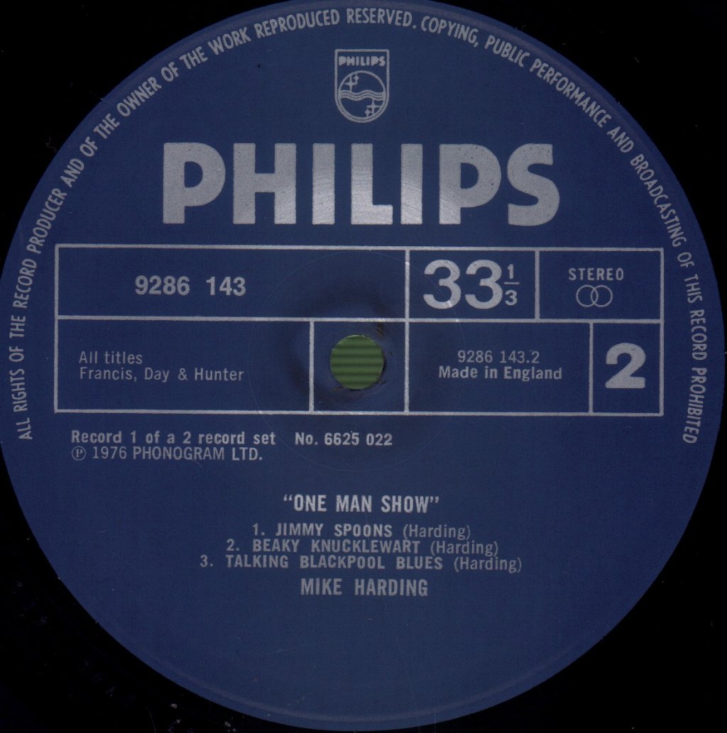 Mike Harding - One Man Show - Double Lp