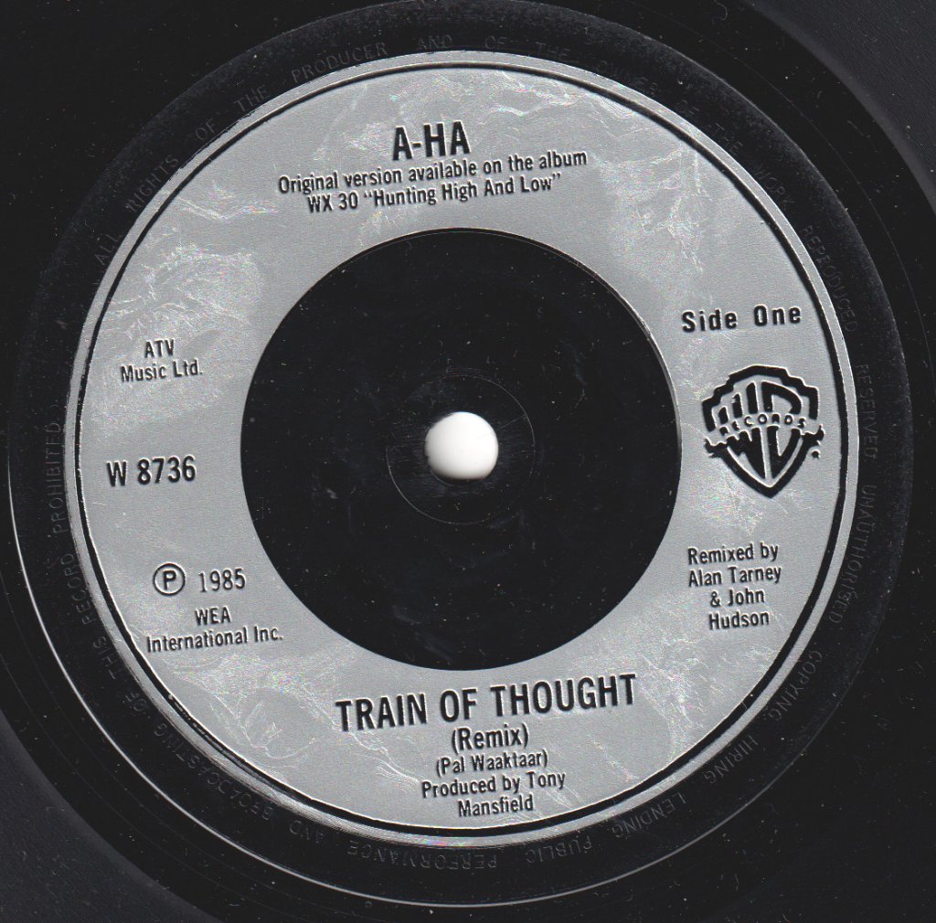 A-Ha - Train Of Thought - 7 Inch