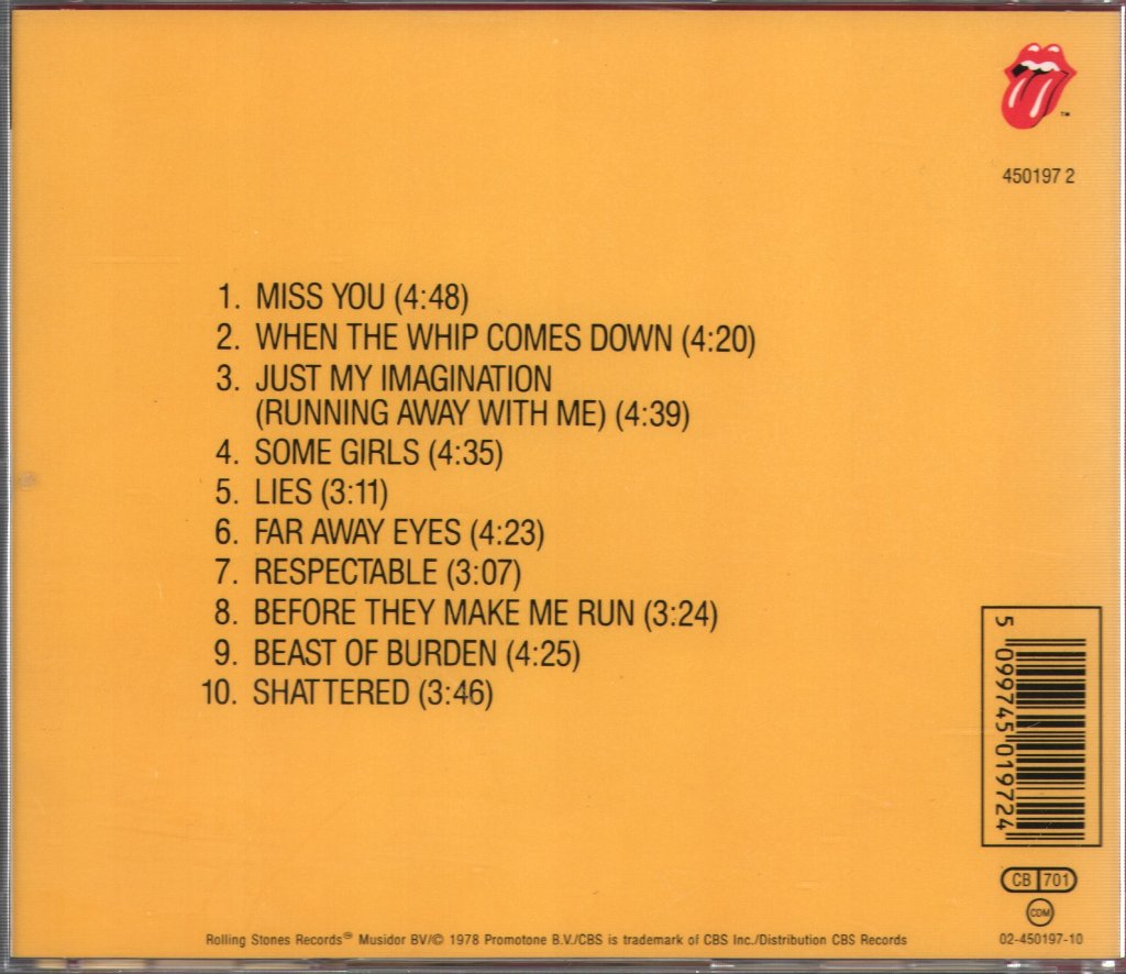 Rolling Stones - Some Girls - Cd