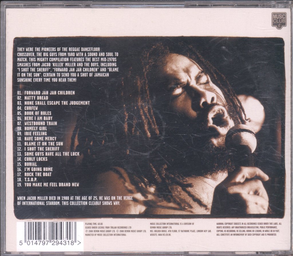 Jacob Miller - Best Of Inner Circle With Jacob Miller - Cd