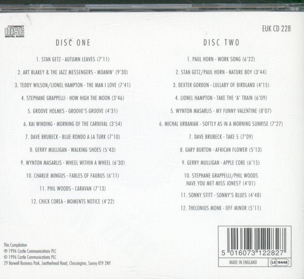 Various Artists - Jazz Moods - Double Cd