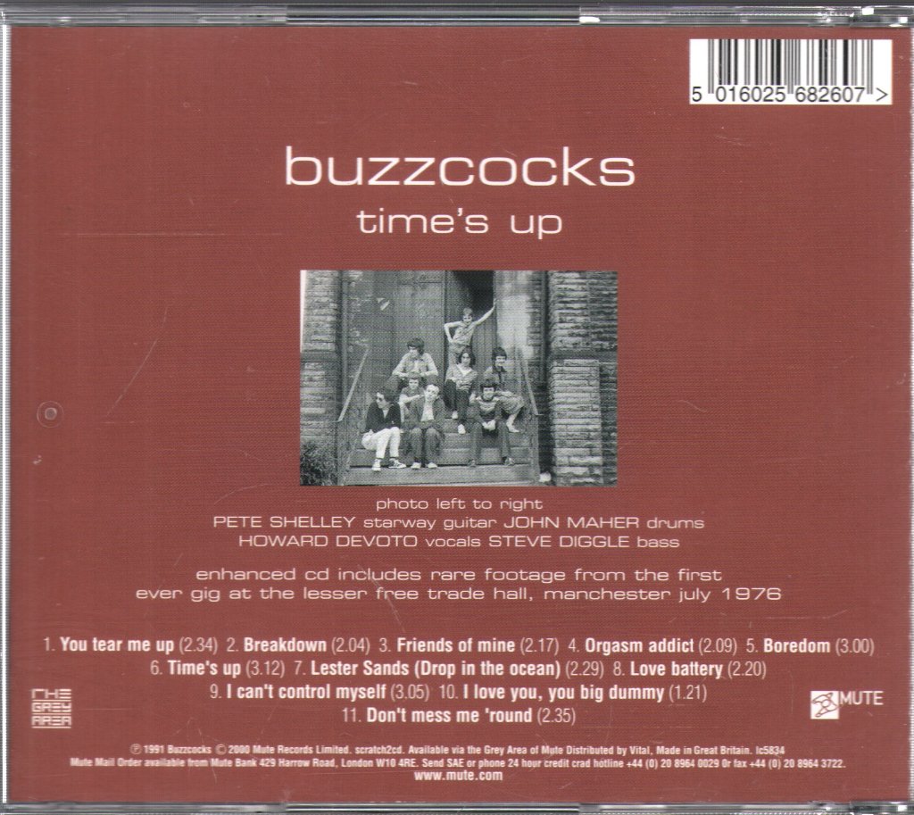Buzzcocks - Time's Up - Cd