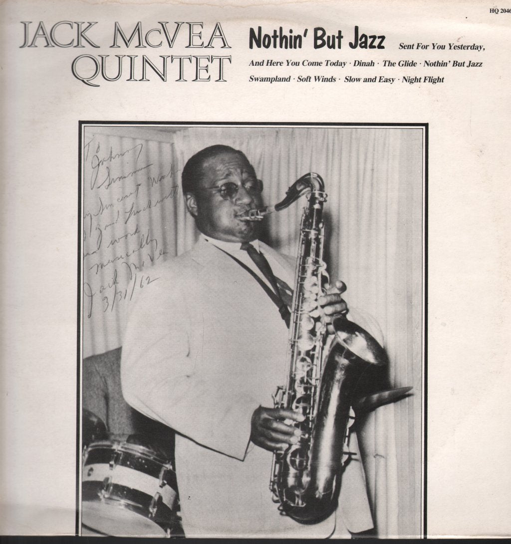 Jack McVea Quintet - Nothin' But Jazz - Lp