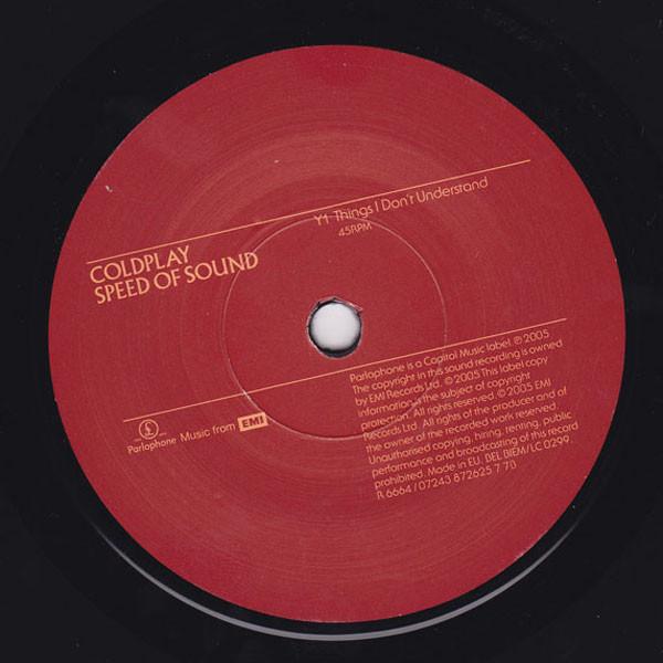 Coldplay - Speed Of Sound - 7 Inch