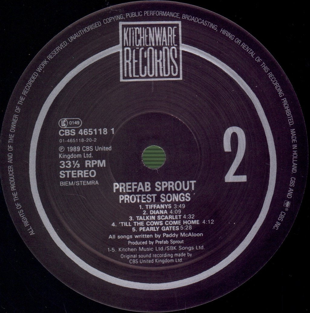 Prefab Sprout - Protest Songs - Lp