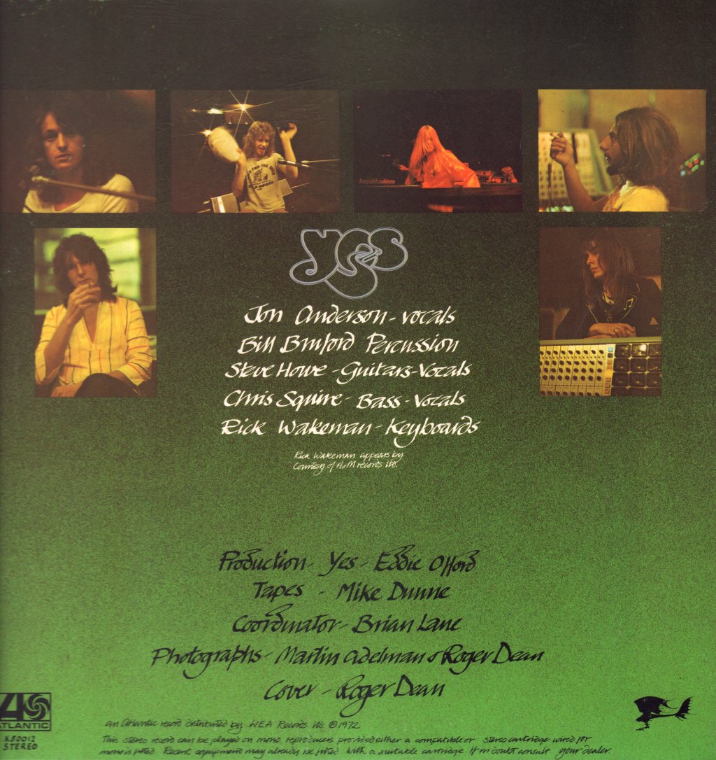 Yes - Close To The Edge - Lp