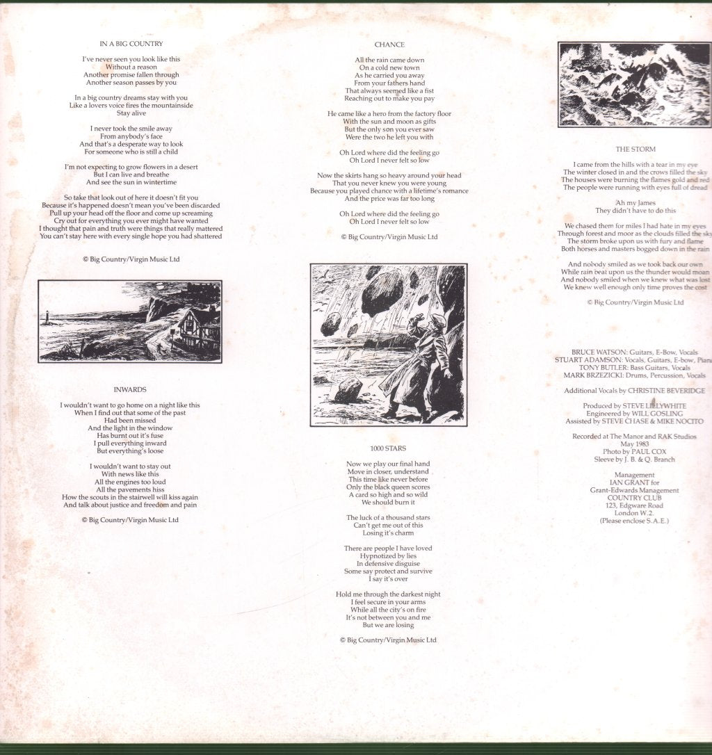 Big Country - Crossing - Lp