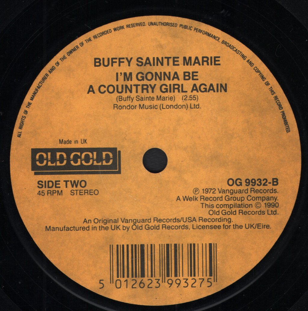 Buffy Sainte-Marie - Soldier Blue - 7 Inch