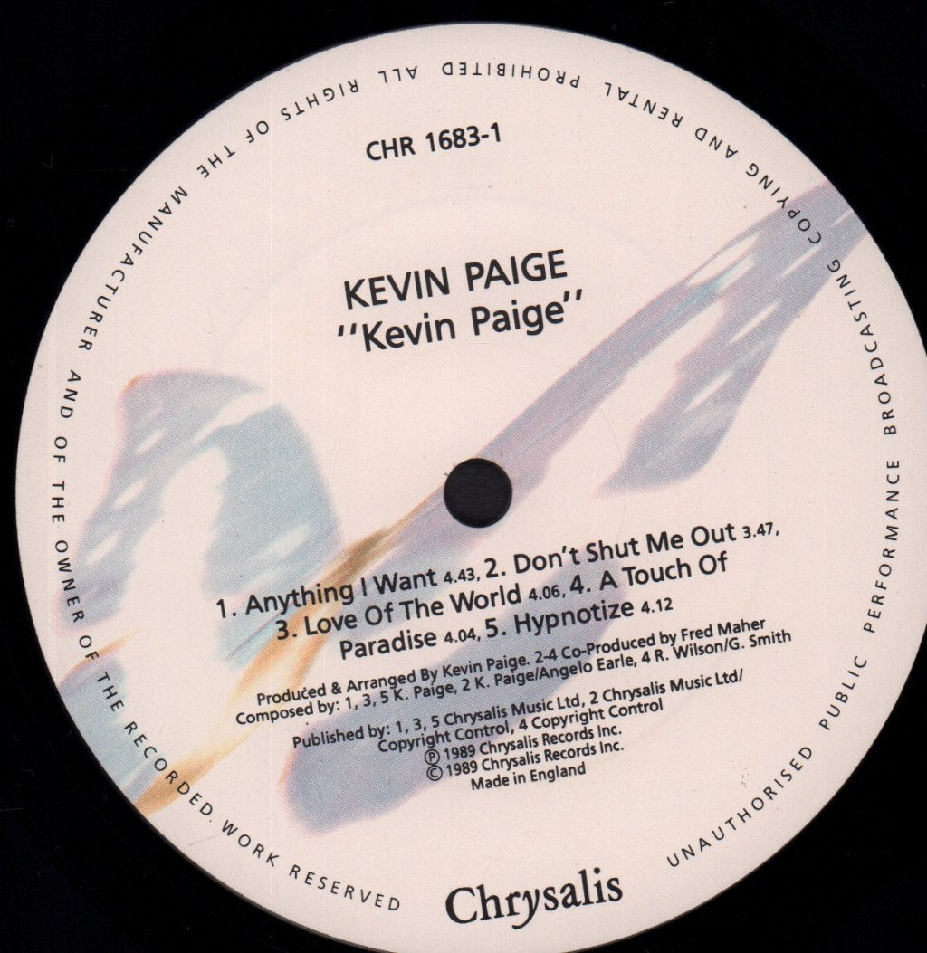 Kevin Paige - Kevin Paige - Lp