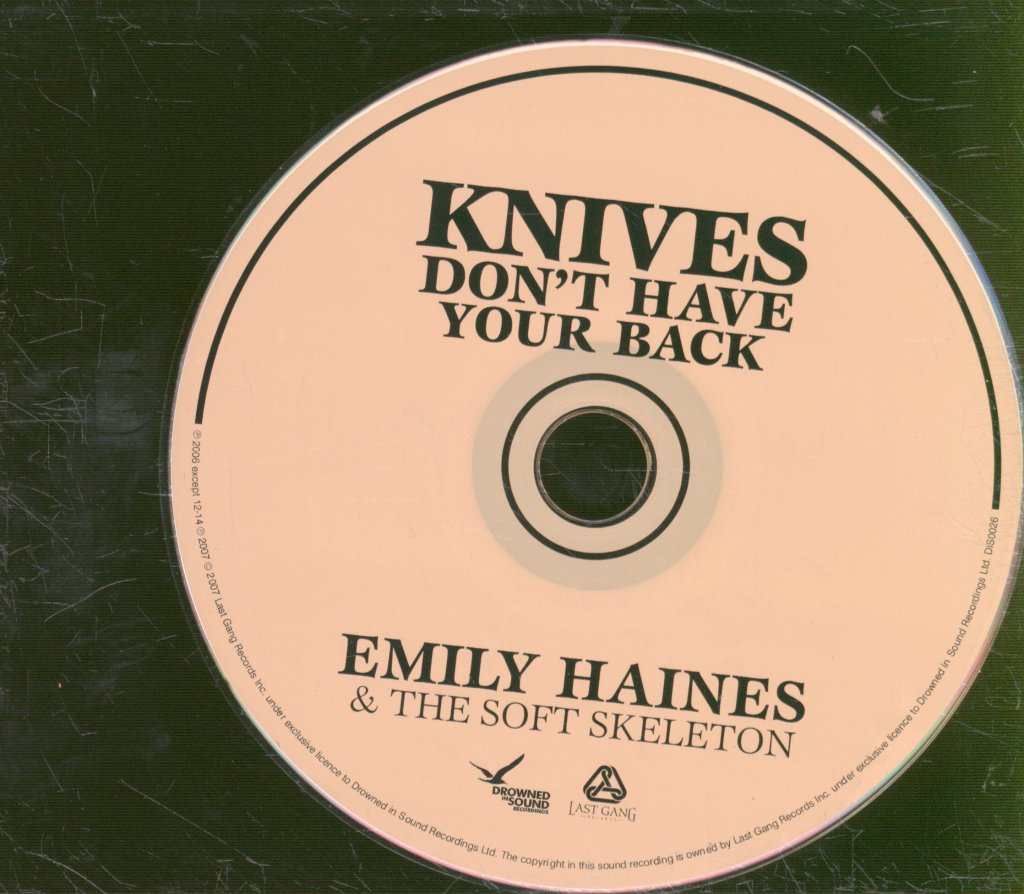 Emily Haines And The Soft Skeleton - Knives Don't Have Your Back - Cd