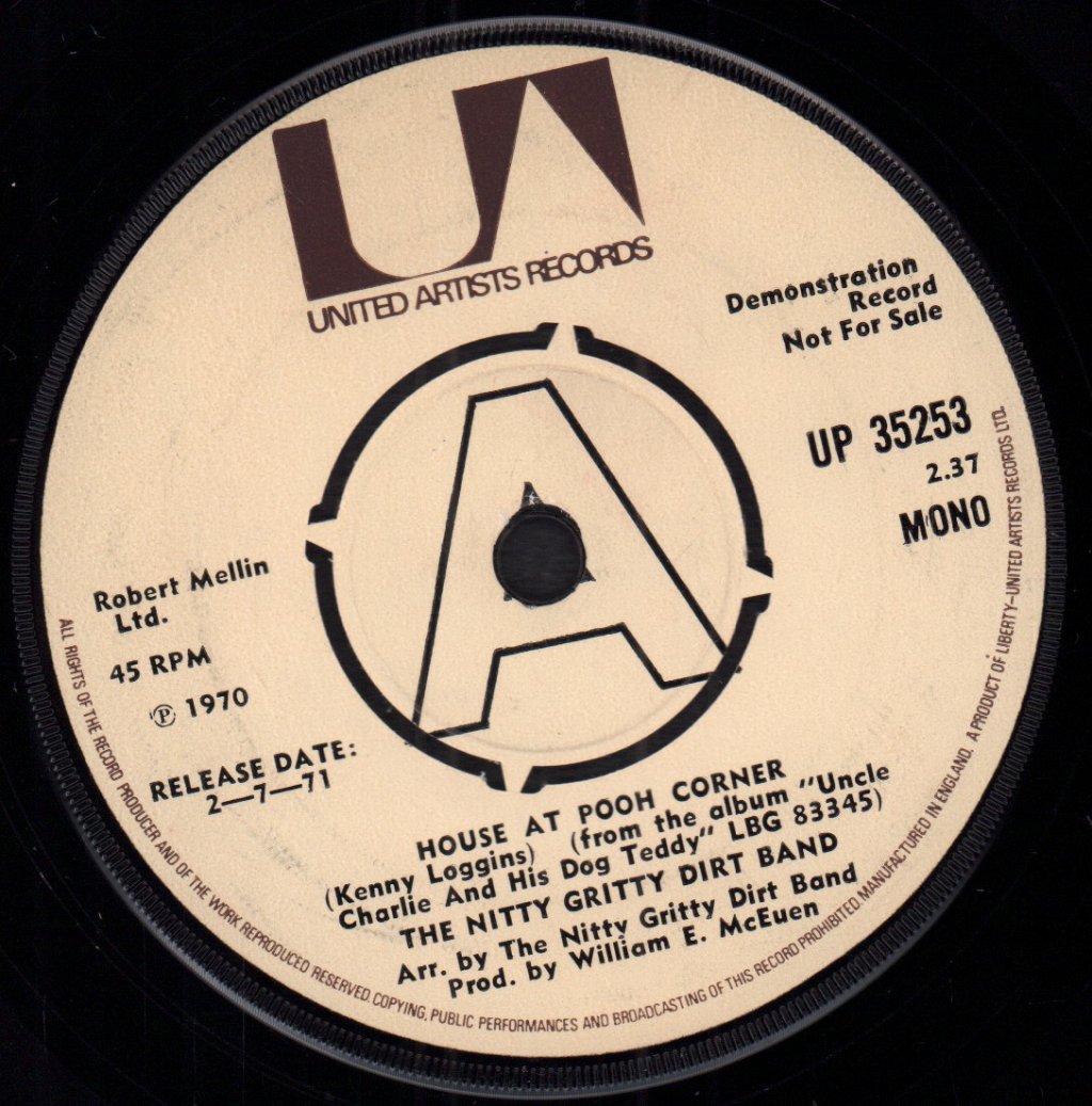 Nitty Gritty Dirt Band - House At Pooh Corner - 7 Inch