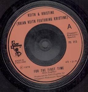 Keith And Kristine - For The First Time - 7 Inch