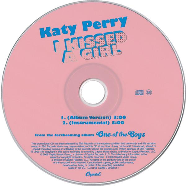 Katy Perry - I Kissed A Girl - Cd