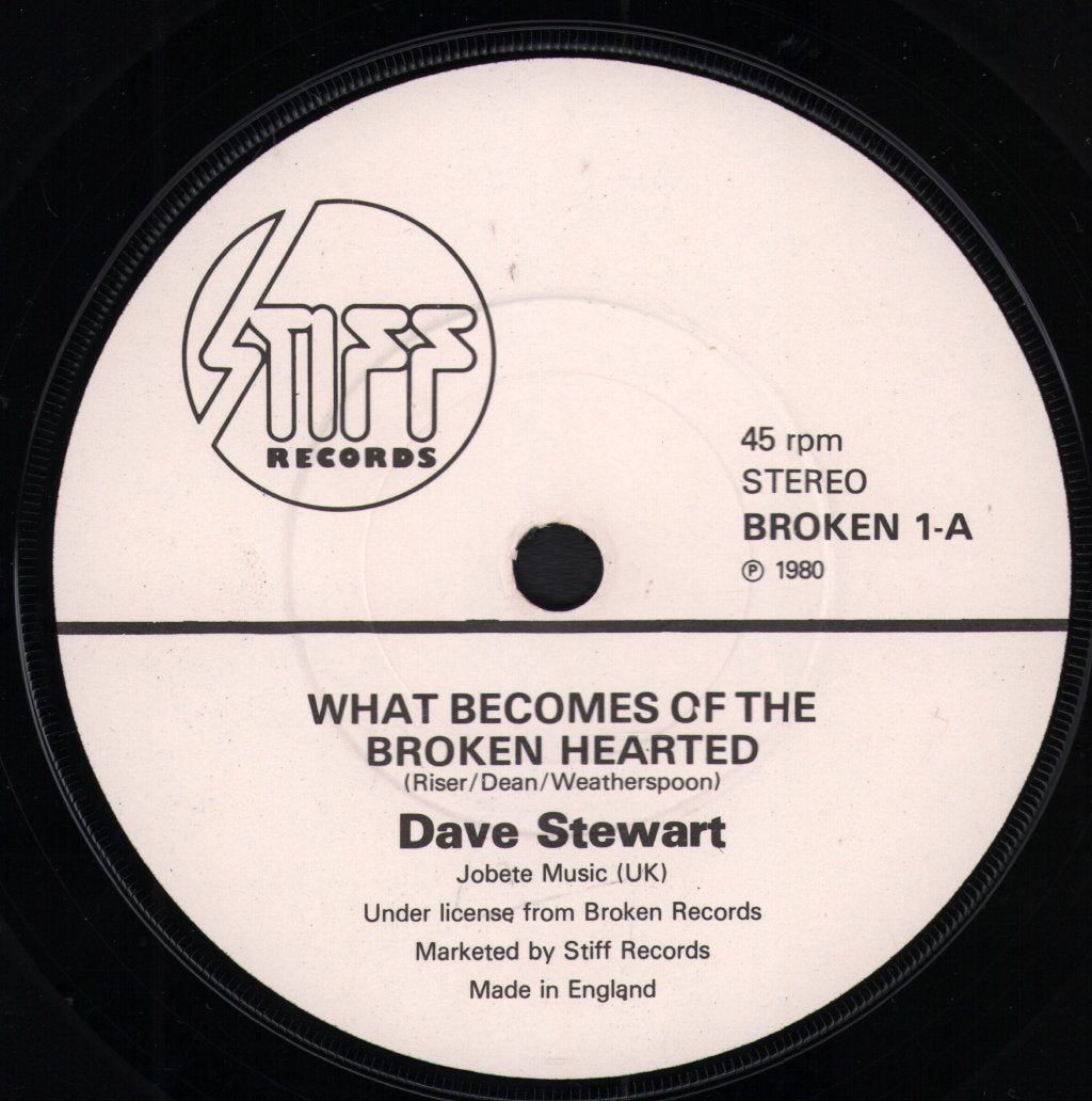 Dave Stewart With Colin Blunstone - What Becomes Of The Broken Hearted - 7 Inch