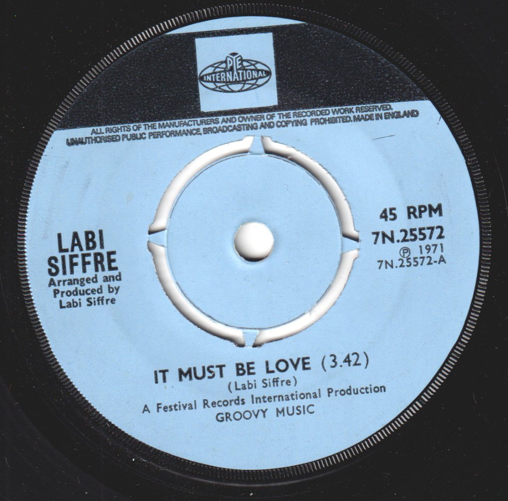 Labi Siffre - It Must Be Love - 7 Inch