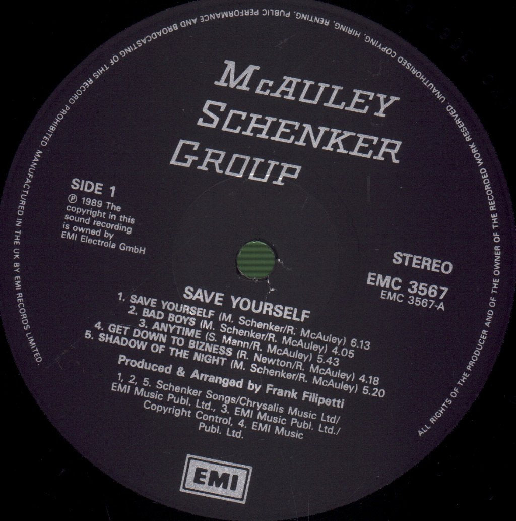 Mcauley Schenker Group - Save Yourself - Lp