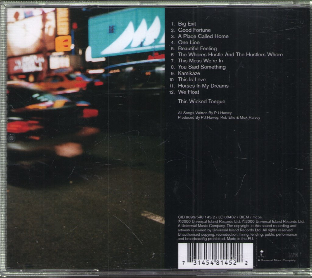 PJ Harvey - Stories From The City Stories From The Sea - Cd