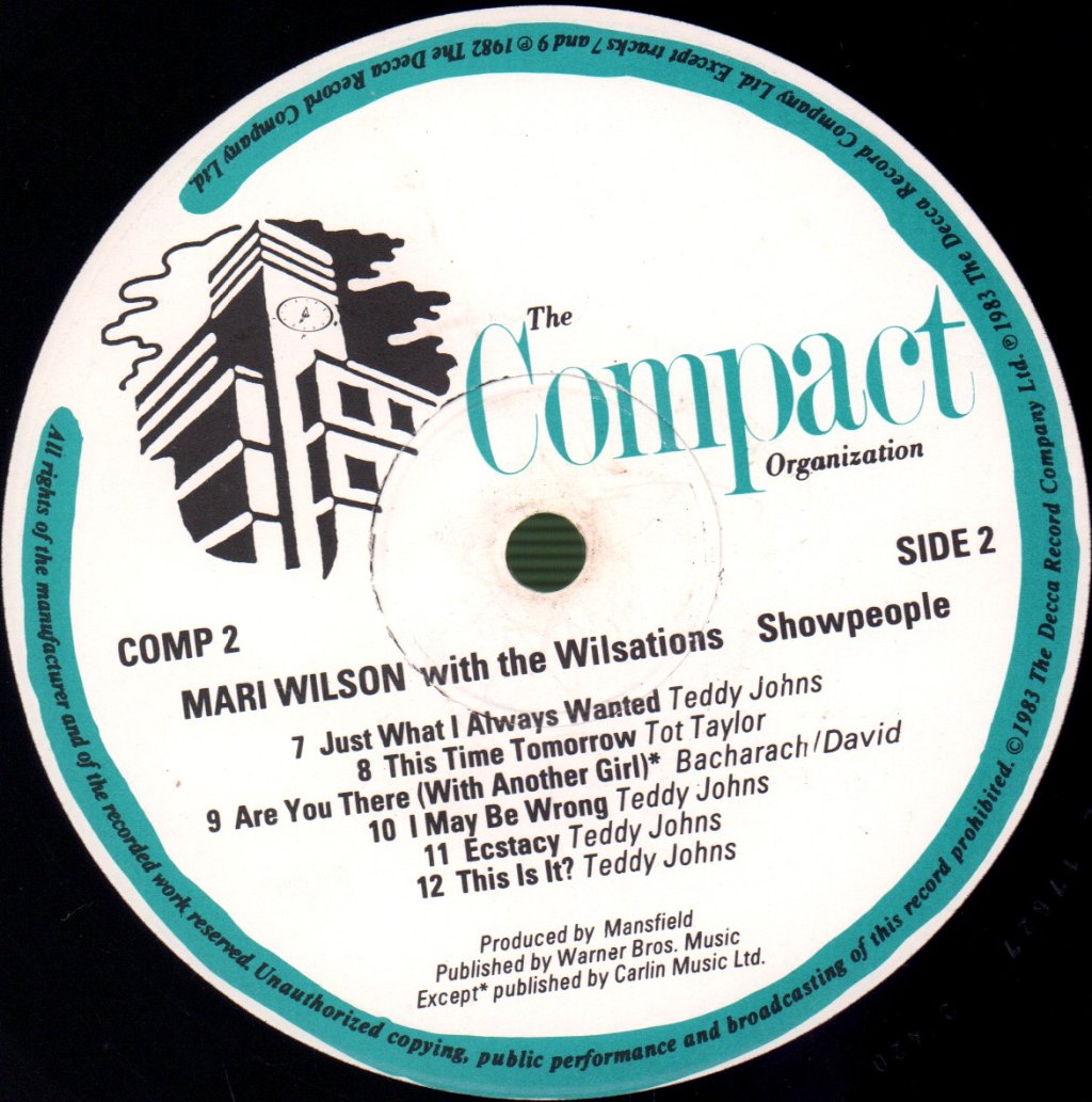 Mari Wilson - Showpeople - Lp