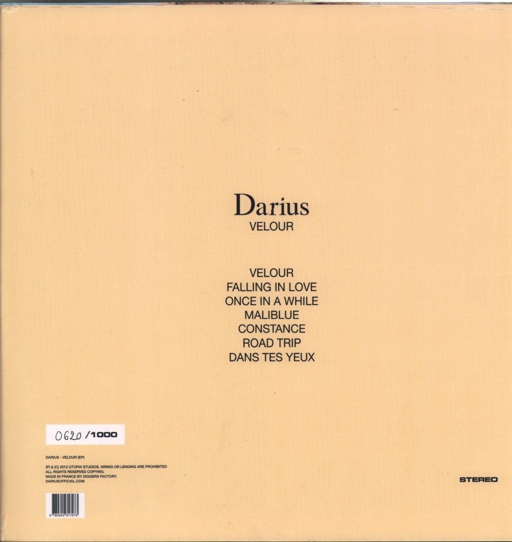 Darius (funk) - Velour - Lp