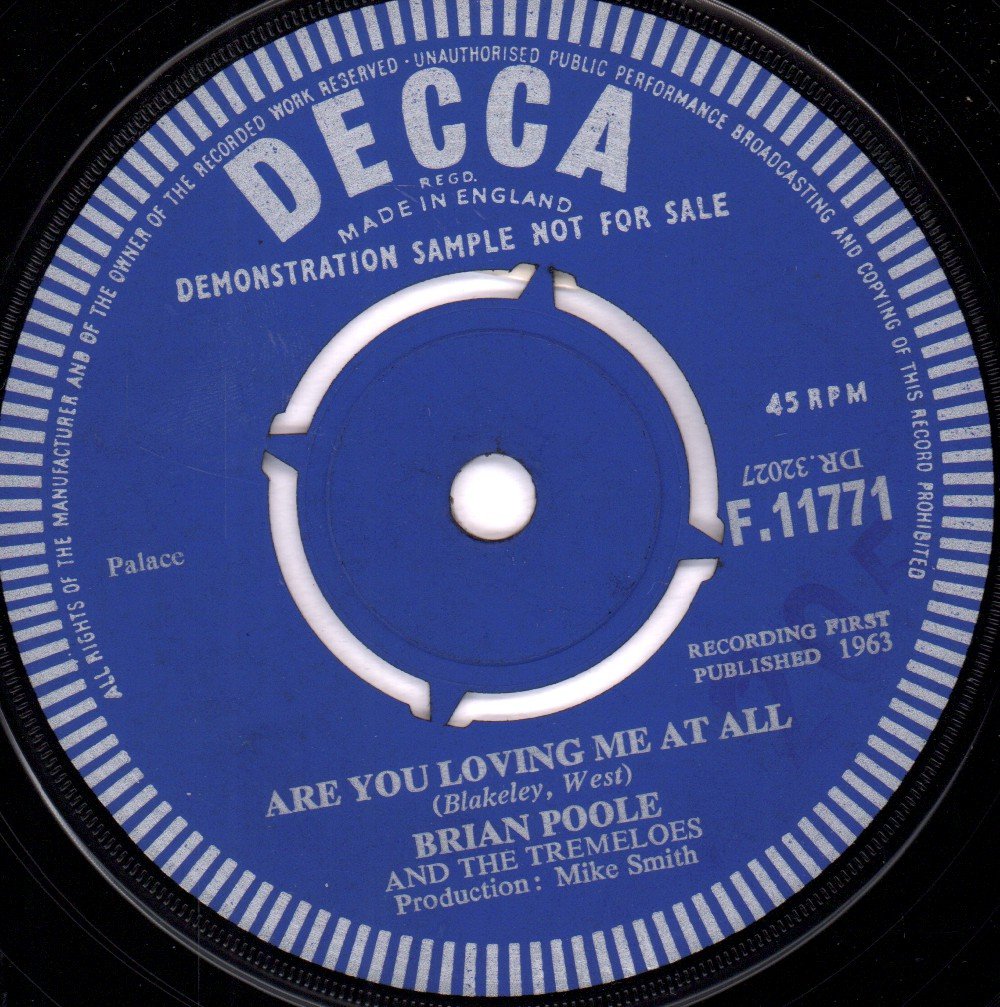 Brian Poole And The Tremeloes - I Can Dance - 7 Inch