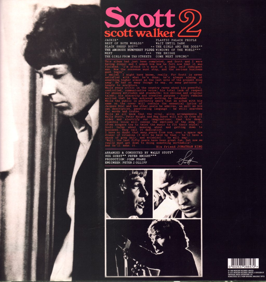 Scott Walker - Scott 2 - Lp