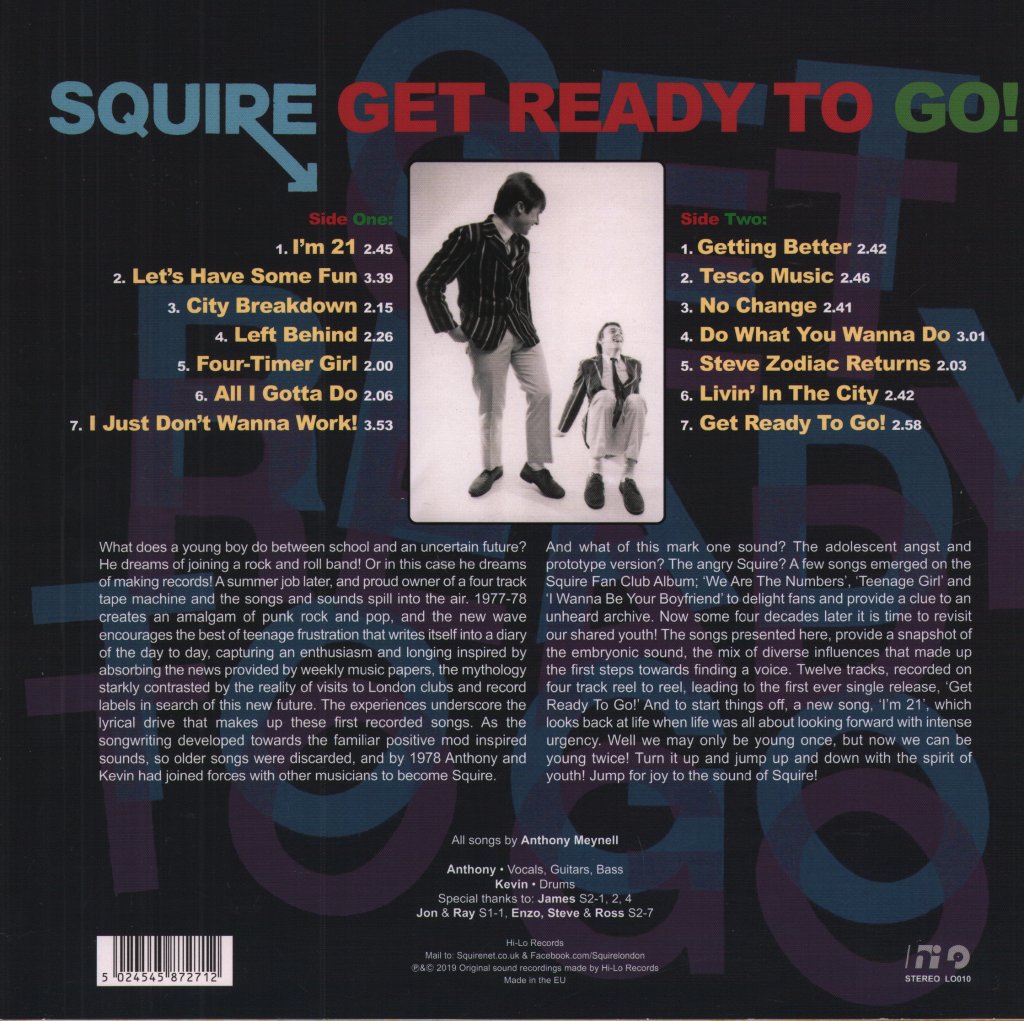 Squire - Get Ready To Go! - Lp