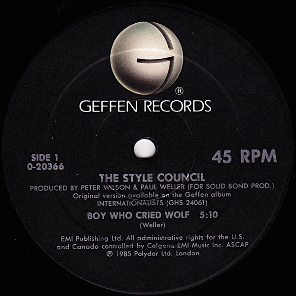 Style Council - Boy Who Cried Wolf - 12 Inch
