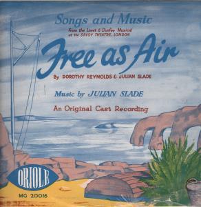 Free As Air - Original Cast Recording - Lp