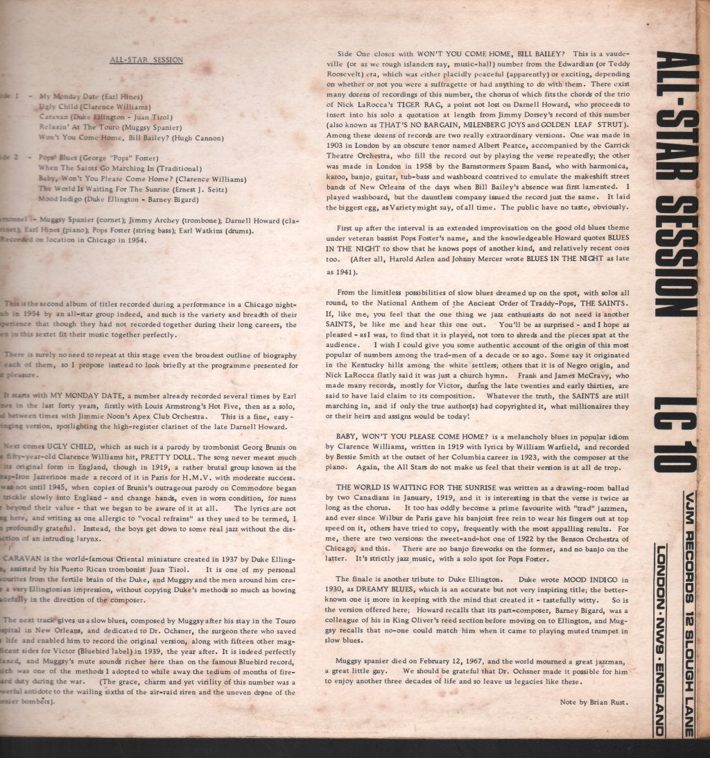 All - Star Session - All - Star Session - Lp