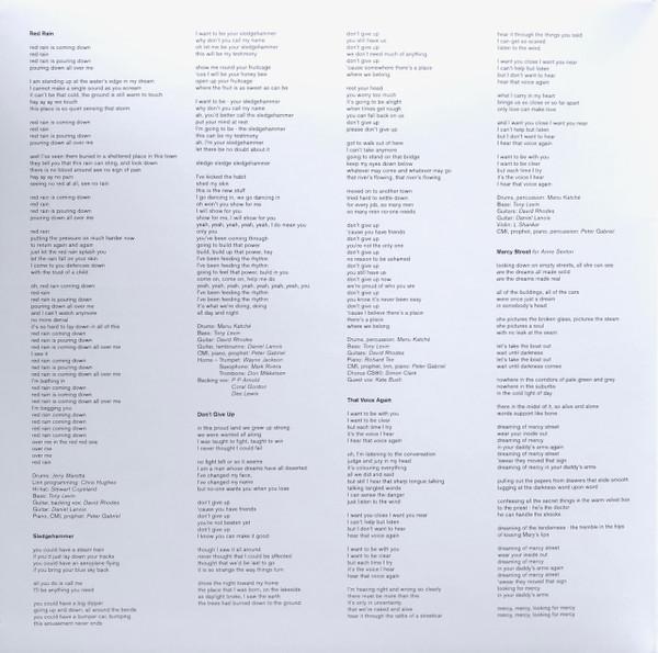 Peter Gabriel - So - Double Lp