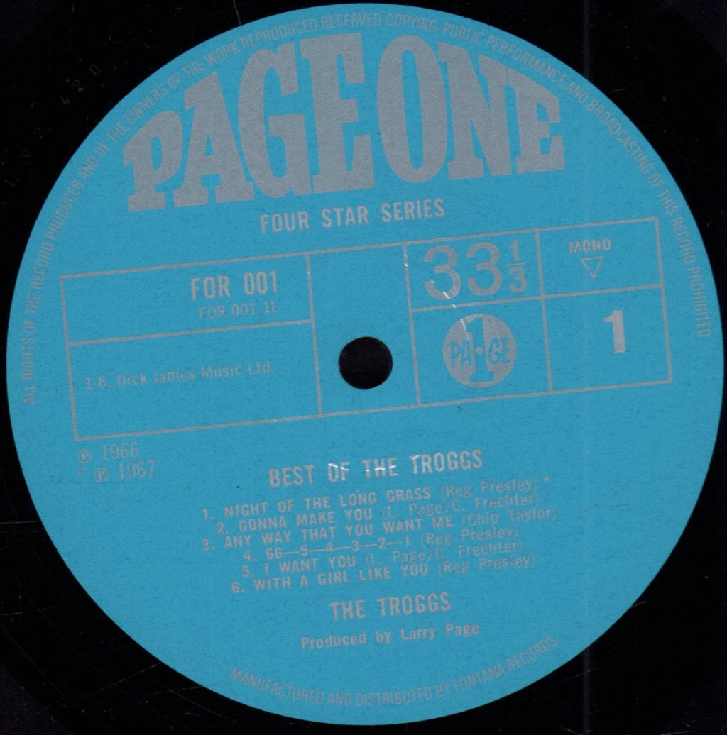 Troggs - Best Of - Lp