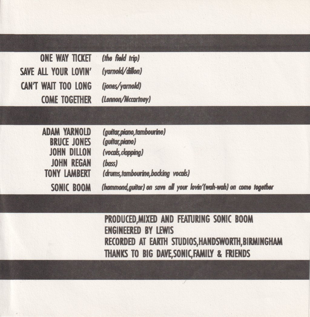 Field Trip - One Way Ticket - 7 Inch
