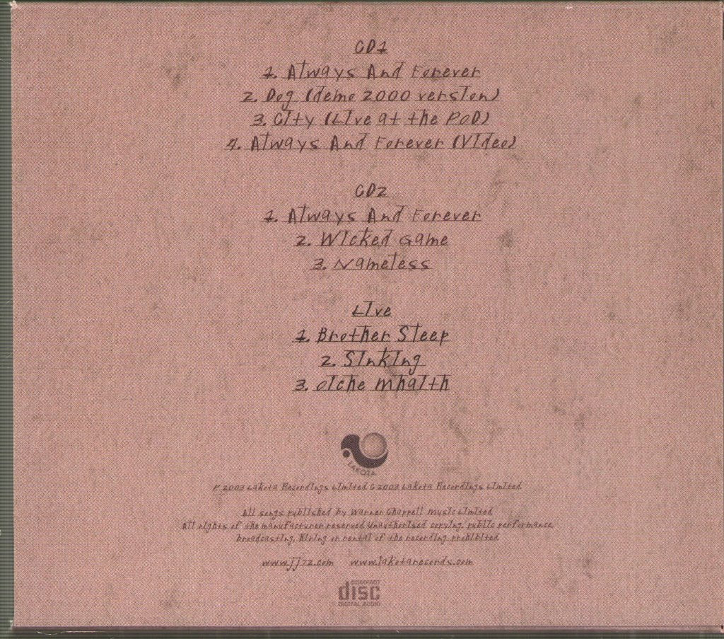 Jj72 - Always and Forever - Cd Set