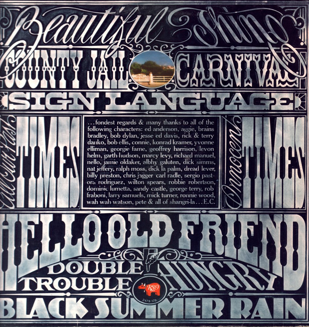 Eric Clapton - No Reason To Cry - Lp