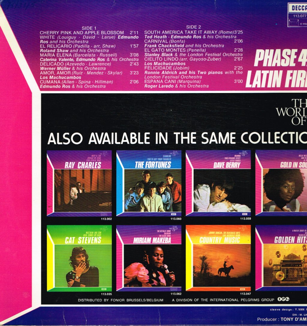 Various Artists - Phase 4 World Of Latin Fire - Lp