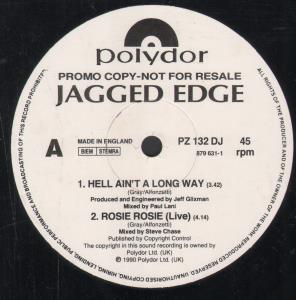 Jagged Edge (Rock/Metal Group) - Hell Ain't A Long Way - 12 Inch