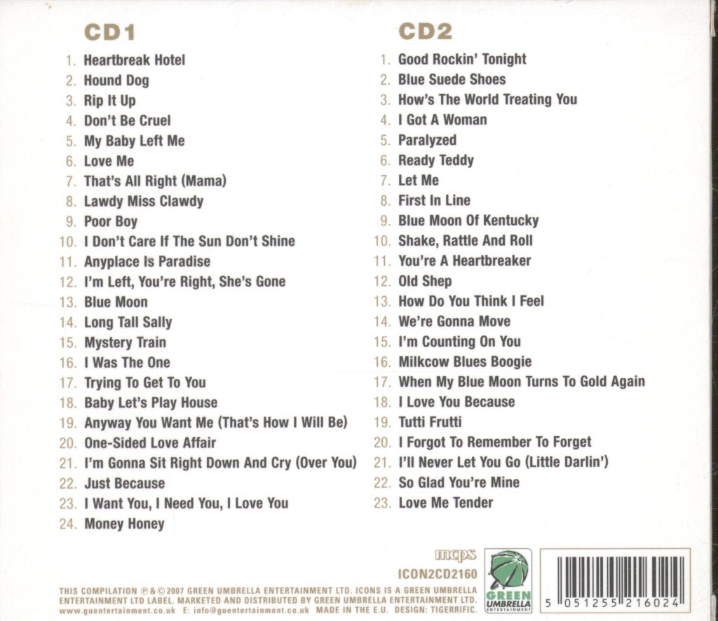 Elvis Presley - Elvis Presley (Original Recordings) - Double Cd