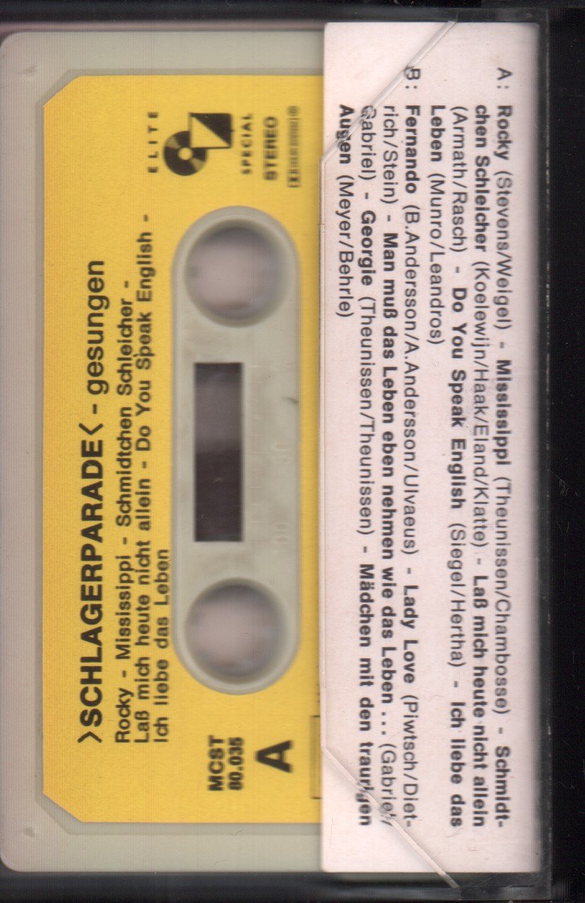 Various Artists - schlager parade gesungen - Cassette