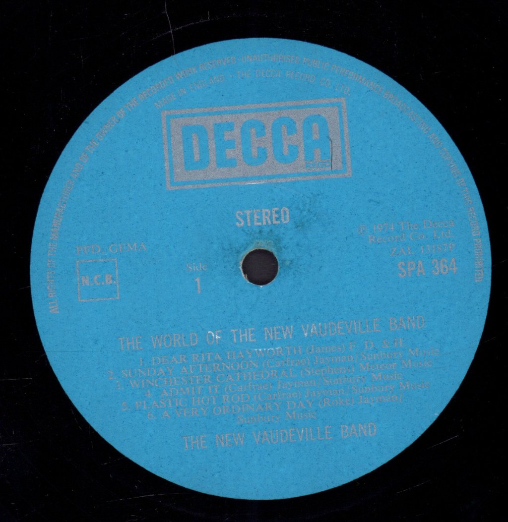 New Vaudeville Band - World Of - Lp